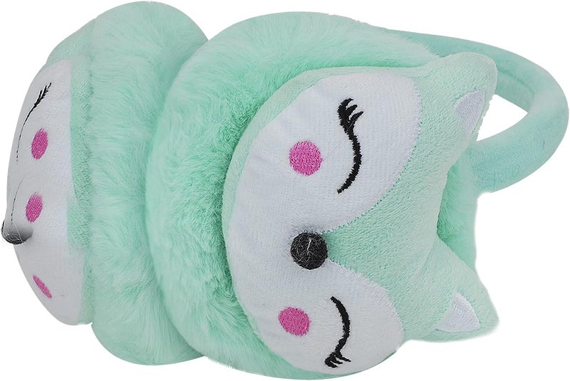 Holiberty Kids Winter Earmuffs Cute Deer Horn Fox Ear Warmers Baby Girls Furry Fur Ear Muffs Covers Headband Xmas Gift - Image 3